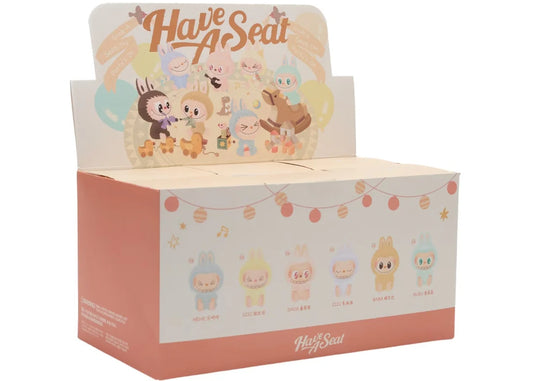 Pop Mart Labubu The Monsters Have a Seat Vinyl Plush Sealed Case (6 Blind Box)