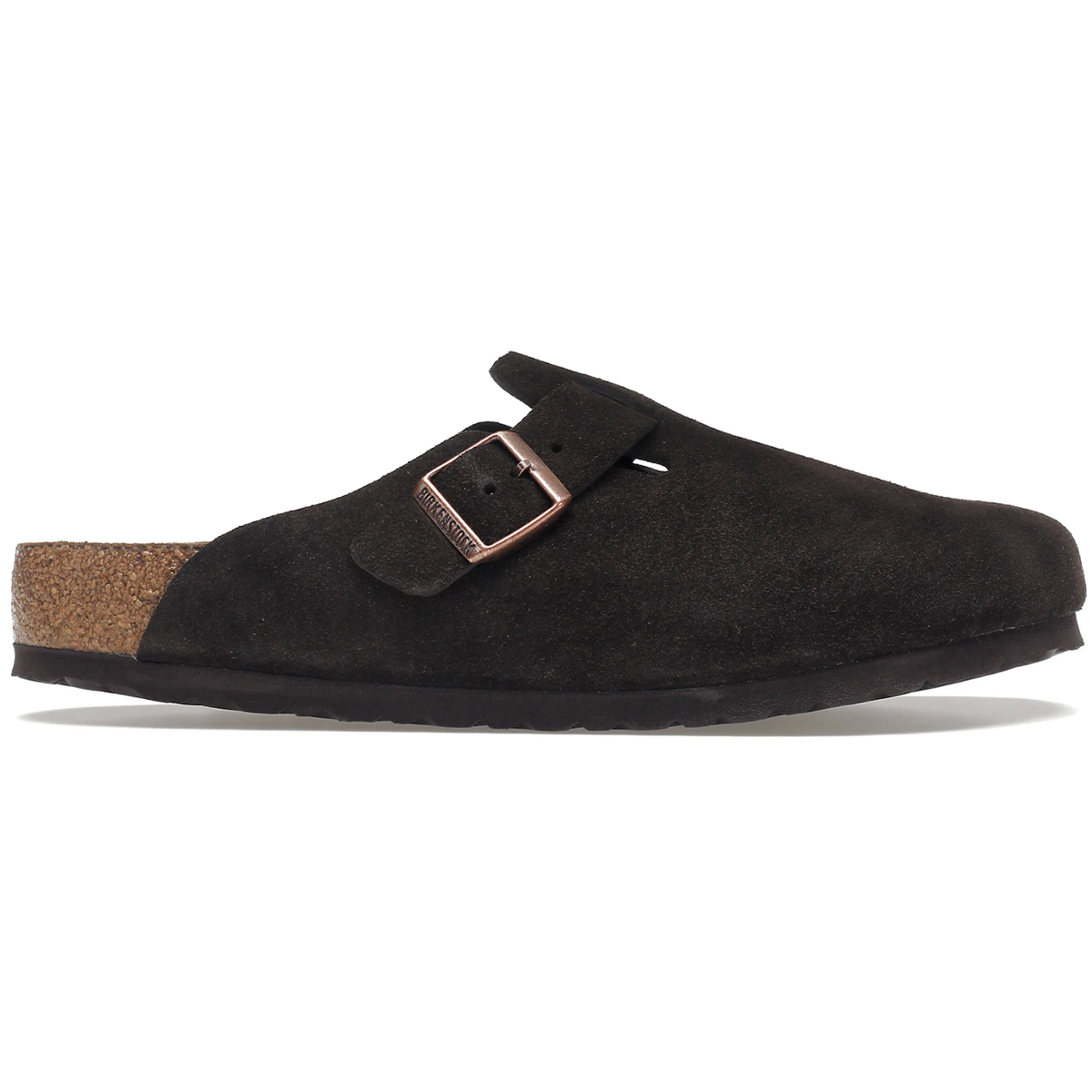 Birkenstock Boston Soft Footbed "Suede Mocha"