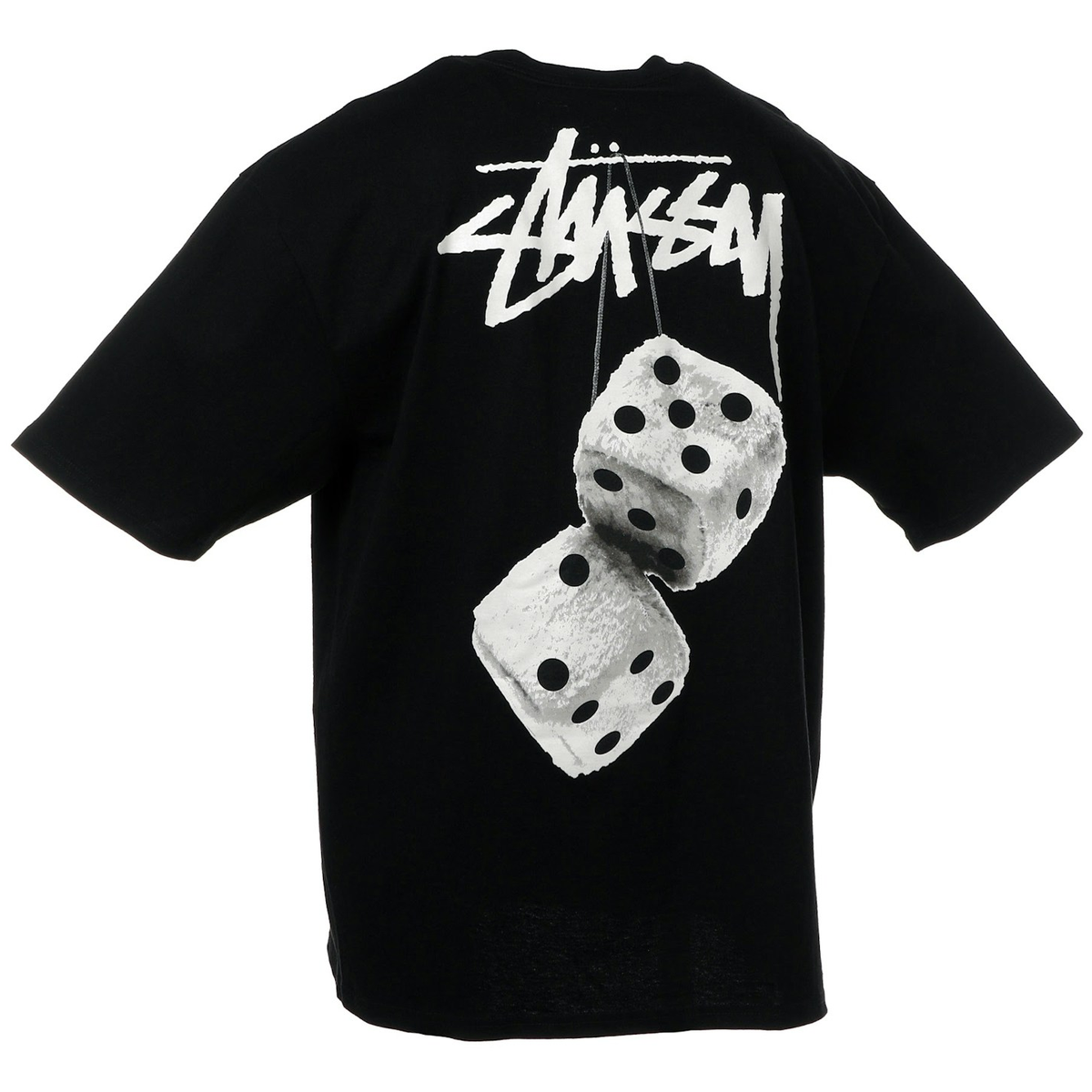 Stussy Fuzzy Dice Tee Black